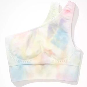 NWT American Eagle Tackma One Shoulder Crop Top Bra XS